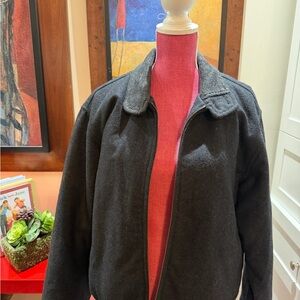 Classic Black Bomber Jacket